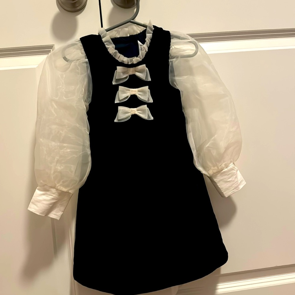 Janie and Jack organza sleeve dress. Sz 4